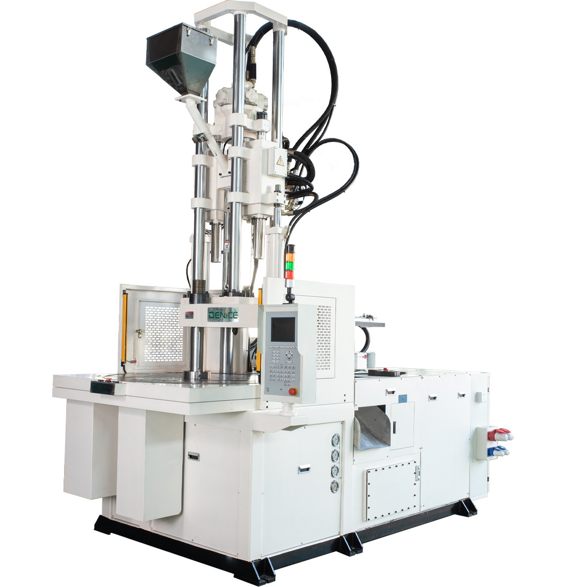 China New DV-2100.2R Rotary Table hybrid vertical injection molding machine