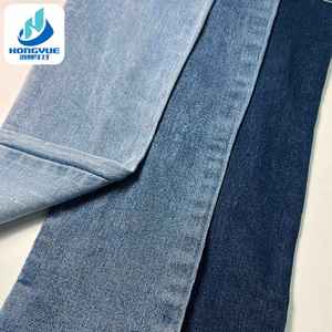 10oz Blue Stretch Cloth 98% Cotton 2% Spandex Denim Jeans Fabric Material