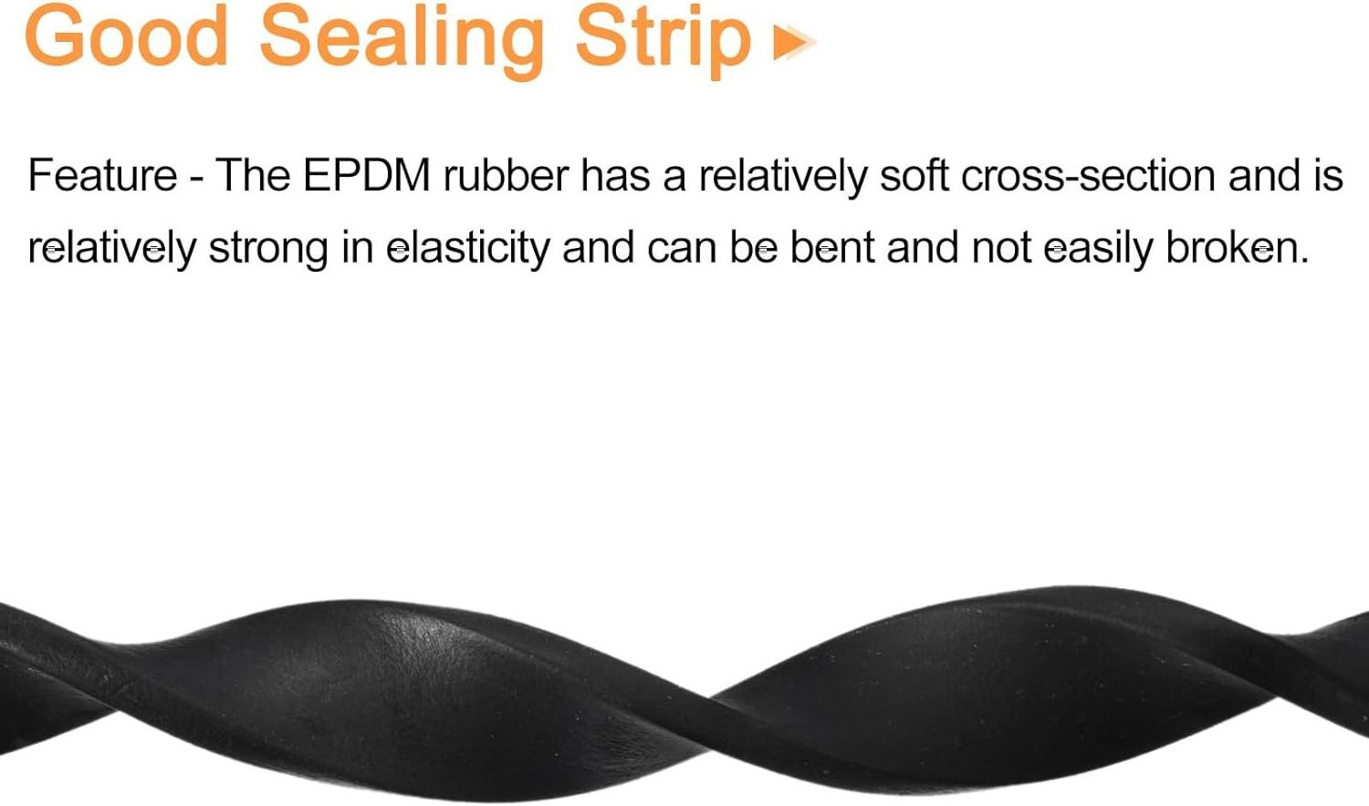 EPDM Rubber Foam Sheet Strip Neoprene Rubber Sheet Rolls Weather Strip for DIY Gasket, Crafts, Insulation