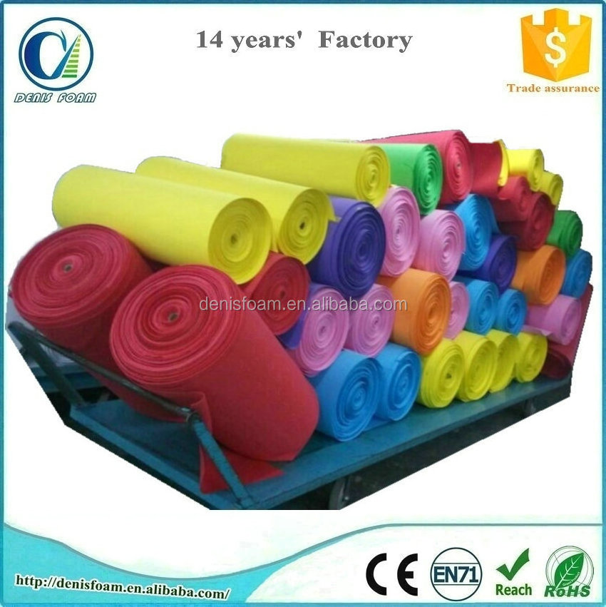 Salable eva material craft foam roll of all colors