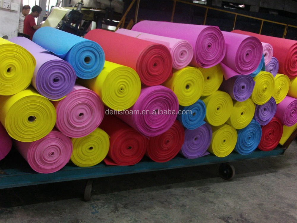 Salable eva material craft foam roll of all colors