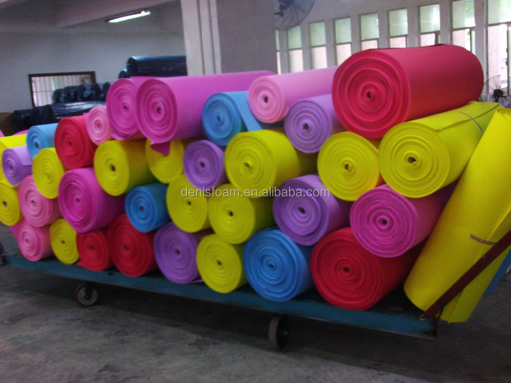 Salable eva material craft foam roll of all colors