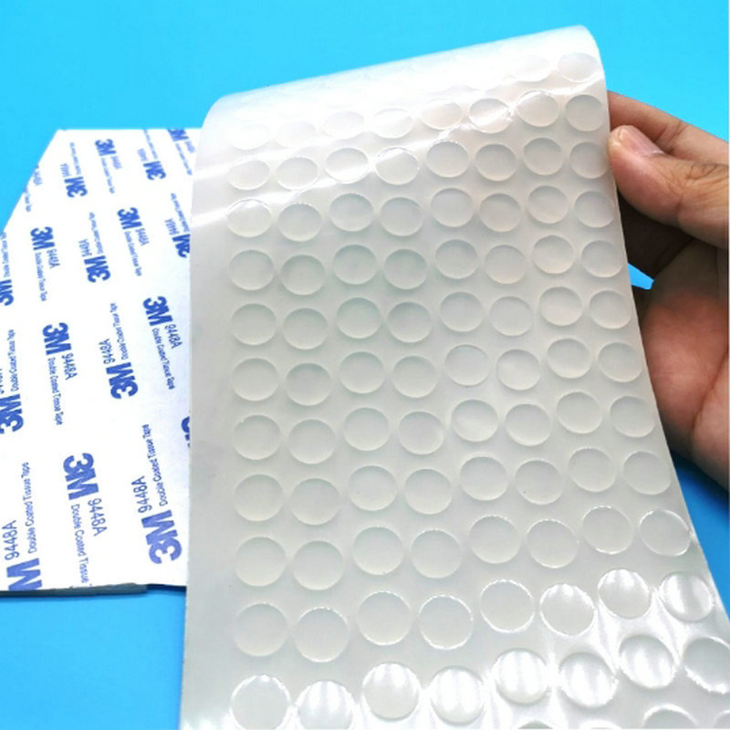 Self adhesive silicone sticky feet pad