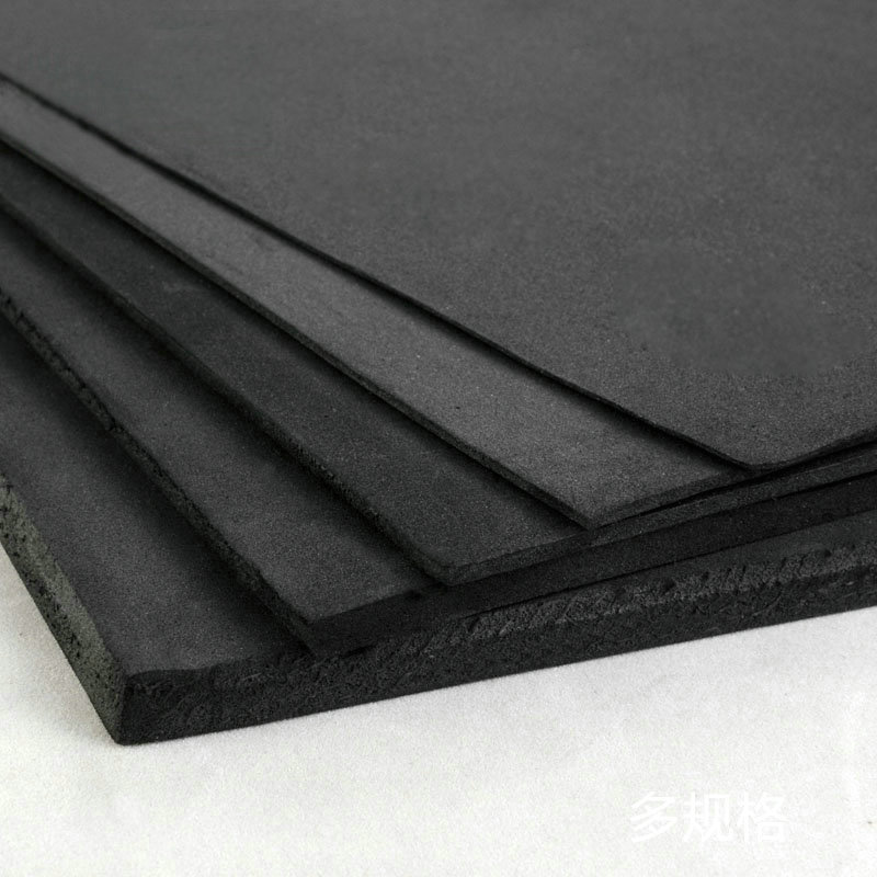 0.5-62mm thickness Fireproof/fire resistant black EVA foam with flame retardant additive UL94-V0  cut to size as you need