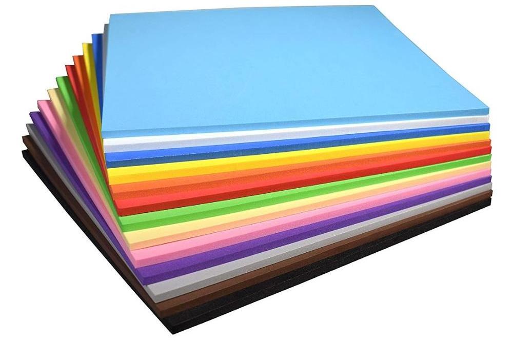 Factory price color eva foam cosplay sheet 1mm 2mm 3mm 4mm 5mm 6mm 7mm 8mm