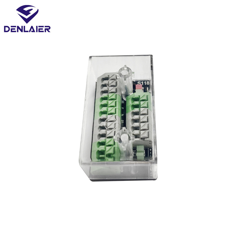 DENLAIER S118 brass bus bar push in distribution Mini type wiring module interface board terminal block connector