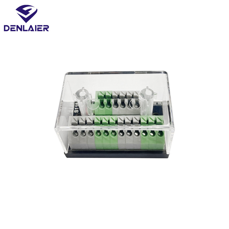 DENLAIER S118 brass bus bar push in distribution Mini type wiring module interface board terminal block connector