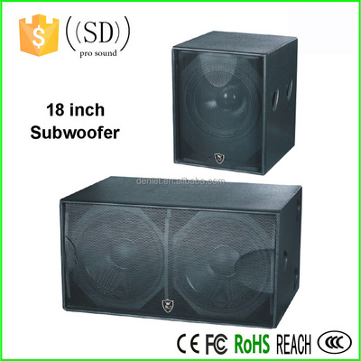 2018 Hot sale 18" subwoofer speaker box dj bass speaker SPL subwoofer PF Series