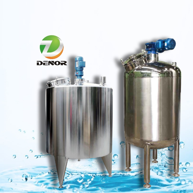 1000L -5000L Food Grade Stainless Steel Mixing Tank Fermentation Tank With Agitator for Sale