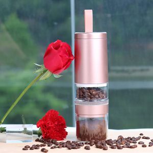 New design electric portable conical burr coffee mini electric grinder