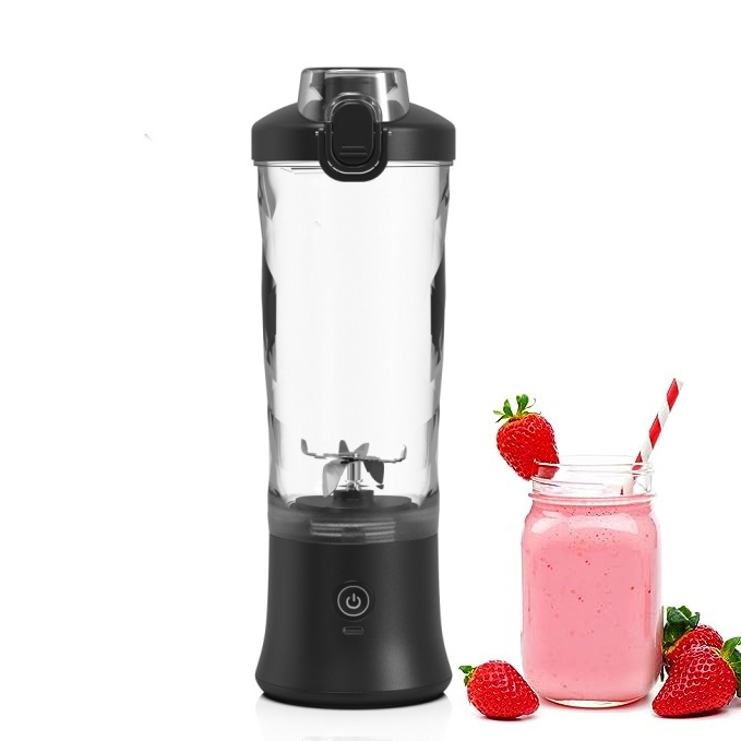 600ml portable blender 2024 Rechargeable Smoothie Blender Mini Small portable mix blender