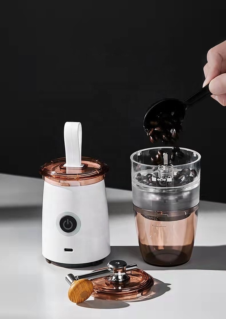 Special price custom electric hand mini coffee grinder  food processor portable usb mocha coffee grinder with handle