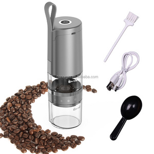 Wholesale Coarse Fine Safety Lock Mini Mill Bean Grinder Electric Coffee Grinding Portable Mini Coffee Grinder