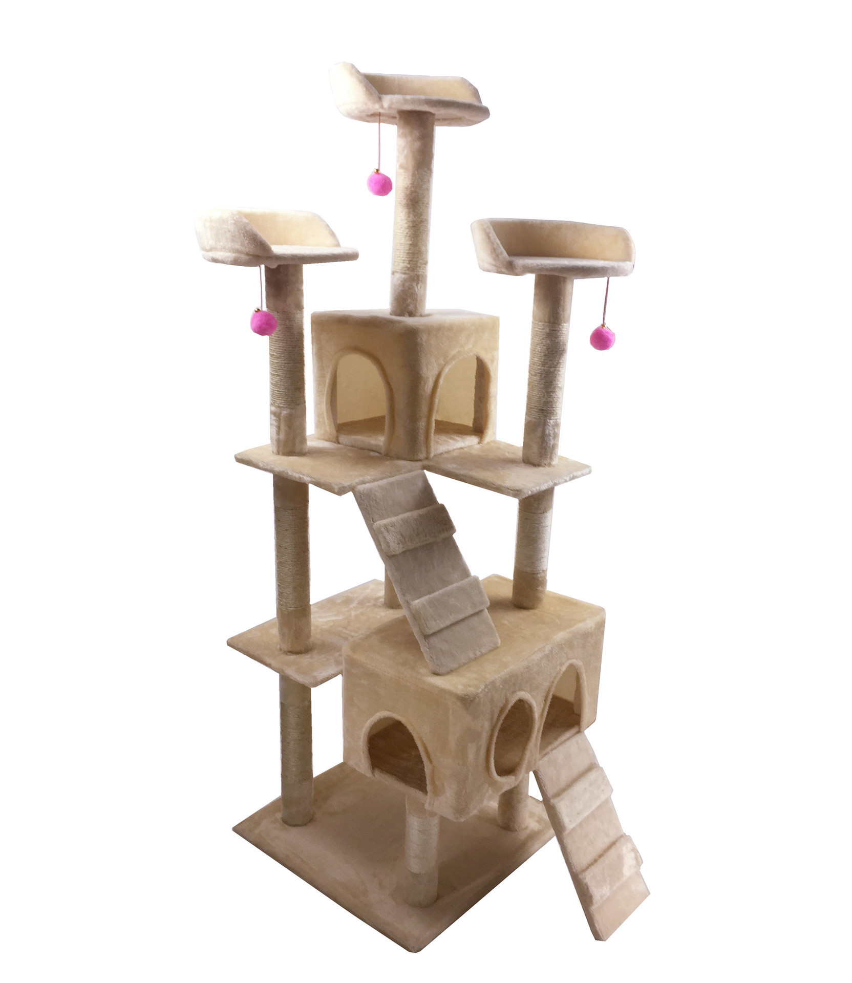 Large Paper Cat Litter Luxury Cats tree tower Cat  Climbing and Scratcher  toy hammock