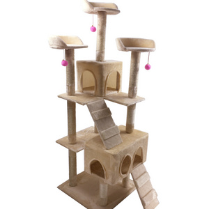 Large Paper Cat Litter Luxury Cats tree tower Cat  Climbing and Scratcher  toy hammock