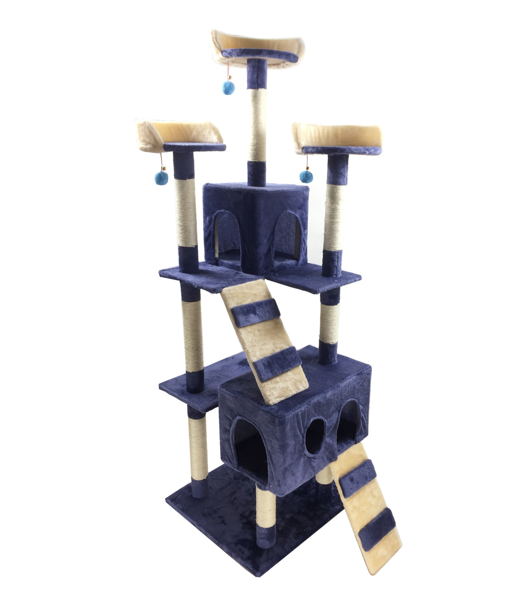 Large Paper Cat Litter Luxury Cats tree tower Cat  Climbing and Scratcher  toy hammock