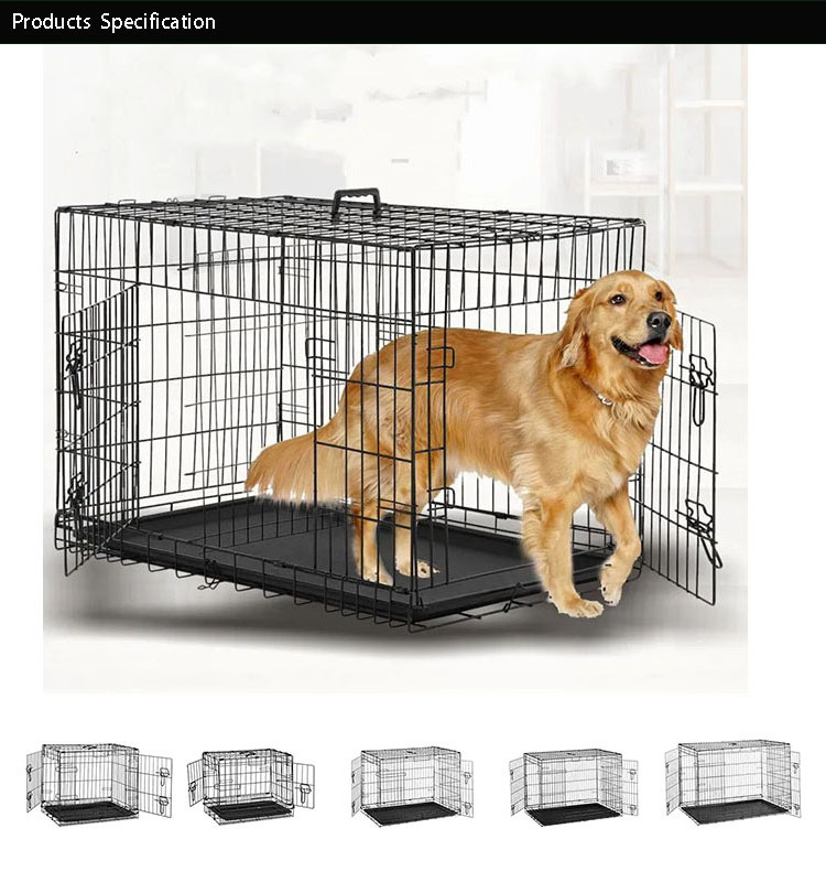 Hot Sale Stocked Solid Metal Pet Cages Dogs Kennel for pet cages & houses meuble dog