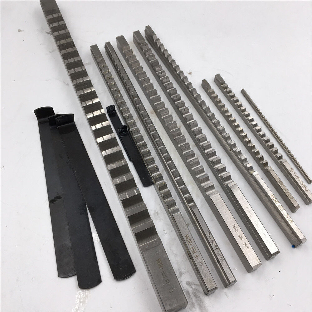 HSS Keyway Broaches Pull and Push Square Hole Broaching tungsten Carbide high speed steel Set With Bushing & Shim lathe