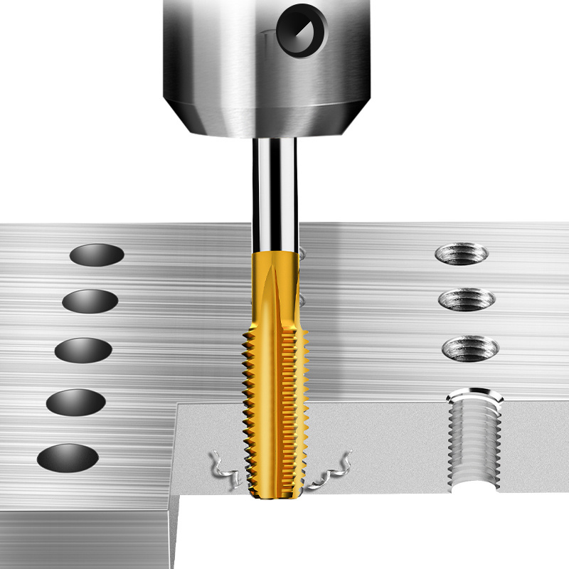 Solid Carbide and HSS Spiral Taps and Dies Combination for Machine - Ideal for Tapping Applications with Hand Taps