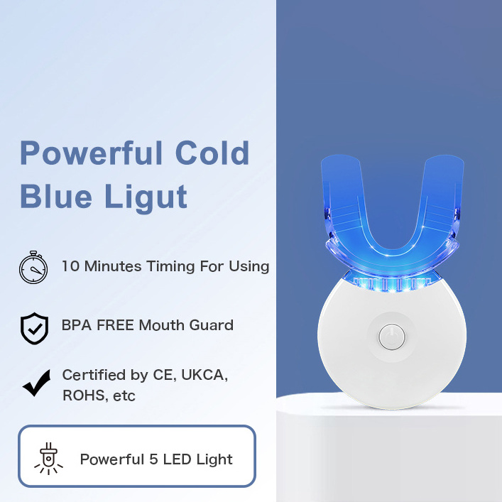 Custom Logo Teeth Whitening Lamp 5/6 Leds Timer LED Dental Bleaching Lamp For Tooth Bleaching