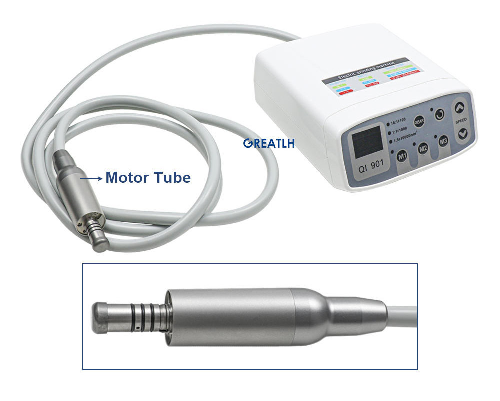 Surgical Implant Dental LED Brushless Electric Micro Motor with Internal Spray for dental instruments