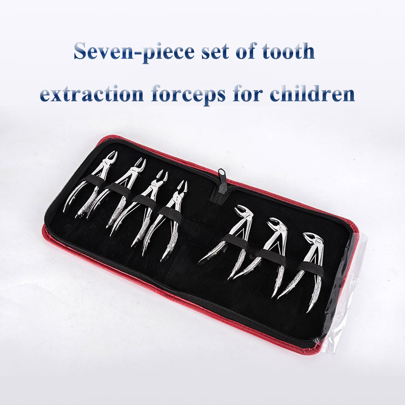 Dental orthodontic tools Stainless steel tooth extraction forceps for adults and children 10 pieces/set made of stainless steel