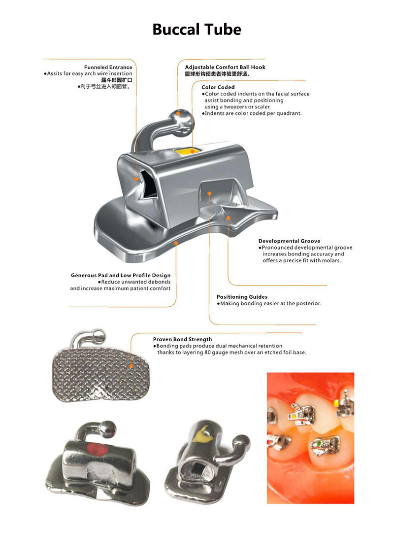 Teeth Orthodontic Brackets Braces Brackets With Wire For Teeth ...