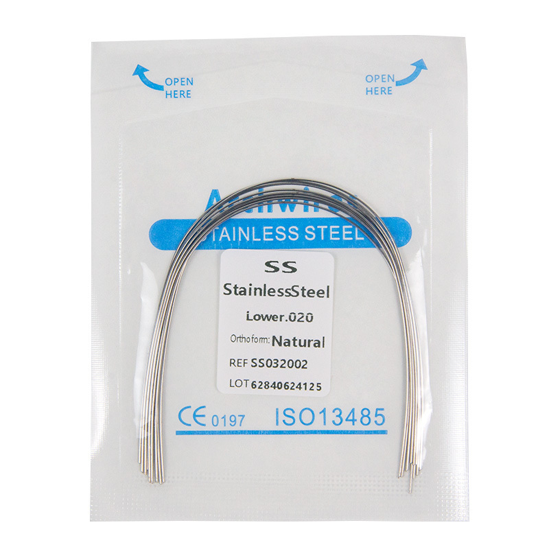 China Factory Direct Sales Niti Stainless Steel Niti Orthodontic Dental Archwire