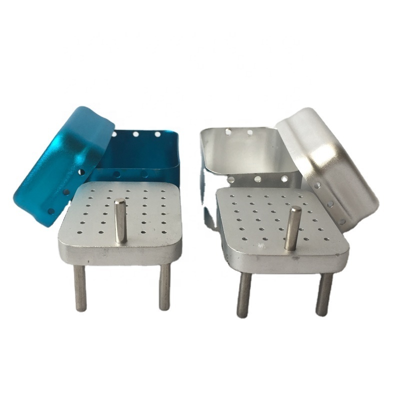 Hot Sale  30-Hole Autoclavable Box 30-Hole Bur Disinfection Box With Dental Supplies