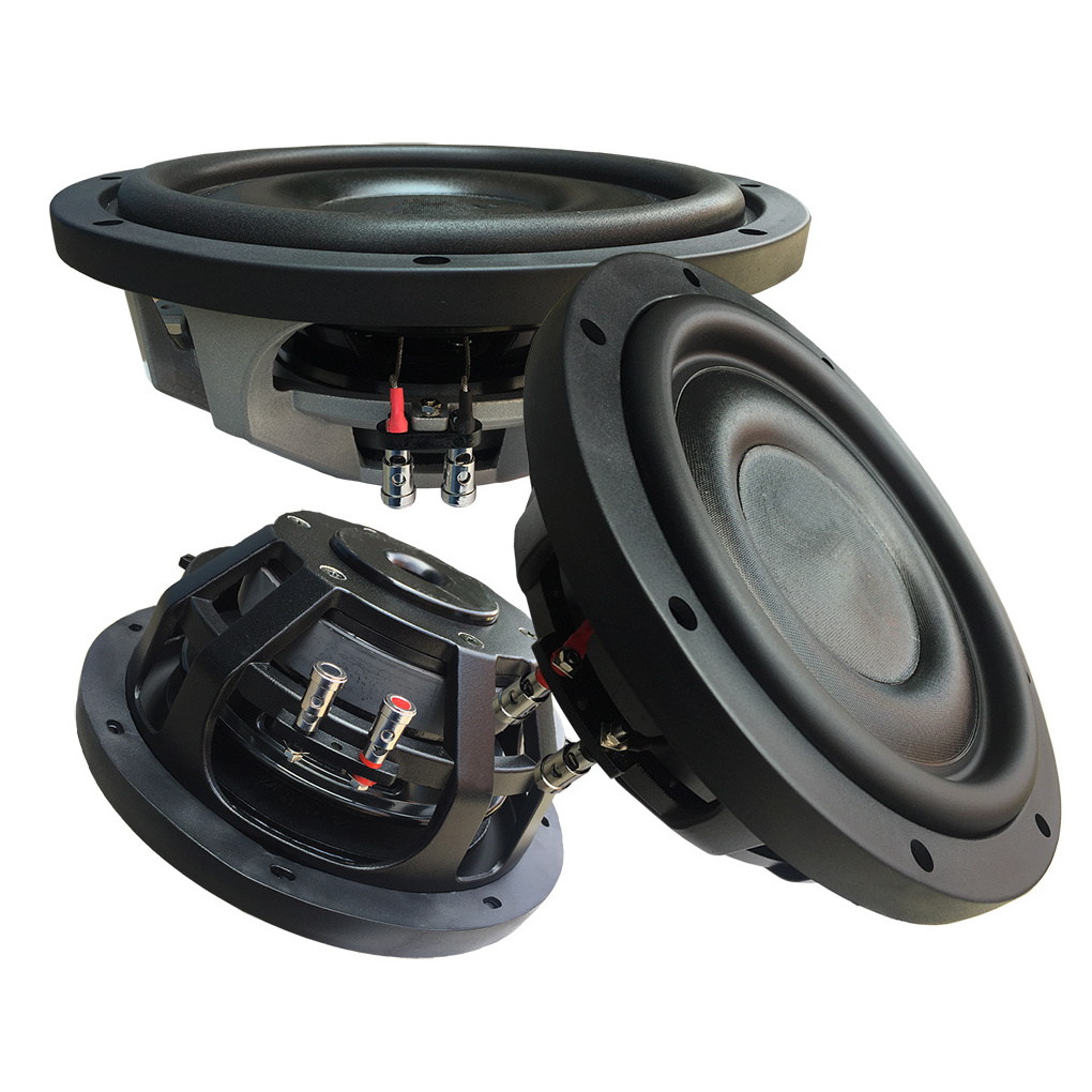 China OEM ODM Factory Car Audio Subwoofers 10inch 12inch 500W RMS Slim Subwoofer Flat woofer For Motorcycle /Motor bicycle