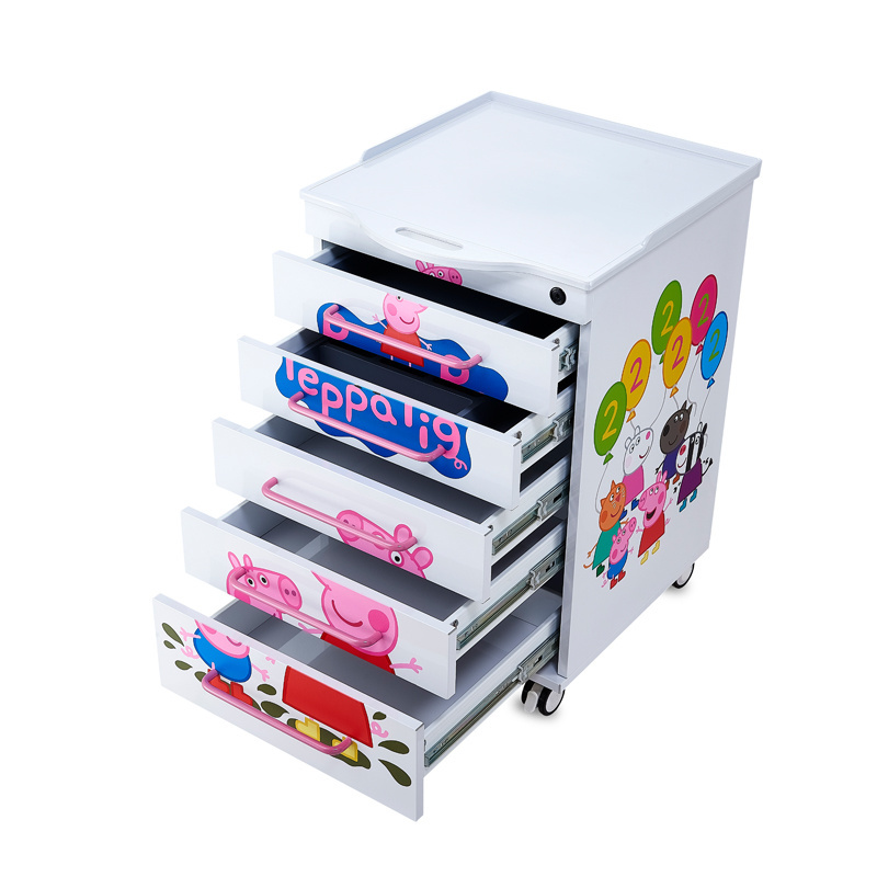 Colorful Dental Cabinet Mobile Dental Trolley for Sale With Sink And Drawers Metal Stainless Steel Dental Cabinet