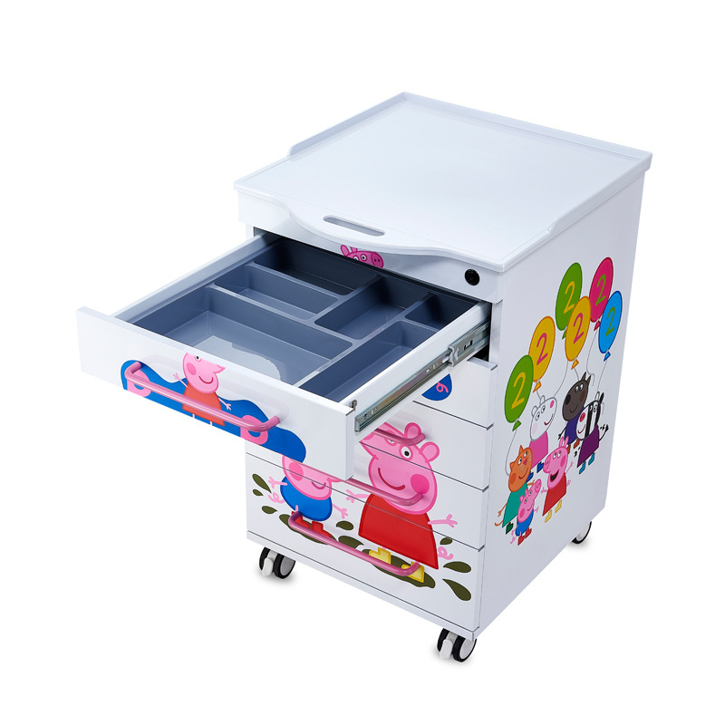 Colorful Dental Cabinet Mobile Dental Trolley for Sale With Sink And Drawers Metal Stainless Steel Dental Cabinet