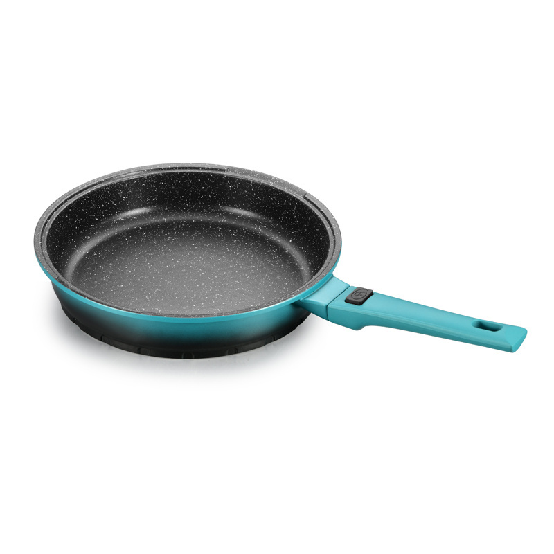 Cooking Cookware With Nonstick Fry Pan Kitchen Utensils Cast Aluminum Cooking Pot Multi Frying Pan With Detachable Handle