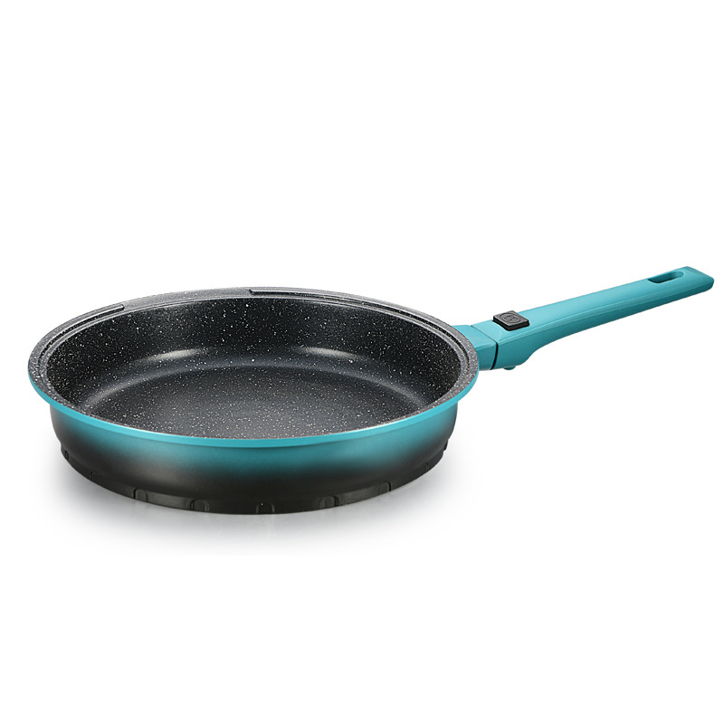 Cooking Cookware With Nonstick Fry Pan Kitchen Utensils Cast Aluminum Cooking Pot Multi Frying Pan With Detachable Handle