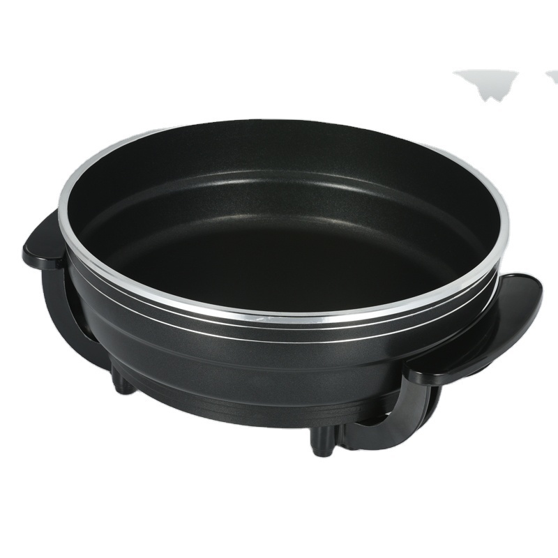 Home Appliance 6L Electric Skillet Non Stick Coating Auto-Temperature Control Multifunction Electric Cooking Pot