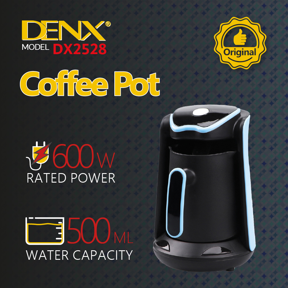 DENX DX2528 Portable Electric Kettle Teapot 600W Coffee Maker 500ML Electric Coffee Pot