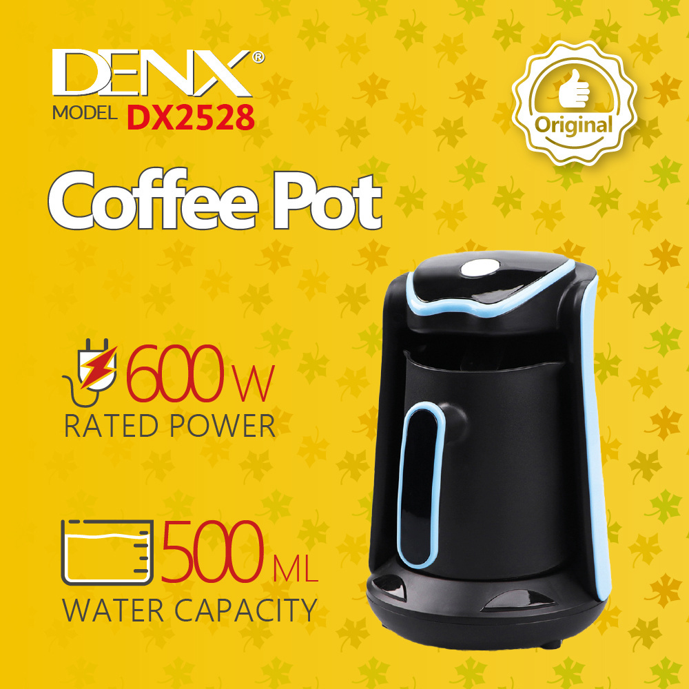 DENX DX2528 Portable Electric Kettle Teapot 600W Coffee Maker 500ML Electric Coffee Pot