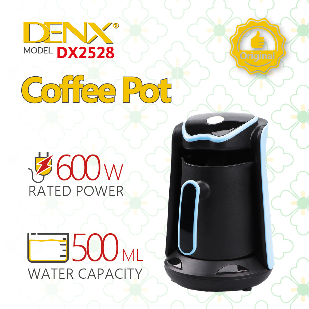 DENX DX2528 Portable Electric Kettle Teapot 600W Coffee Maker 500ML Electric Coffee Pot