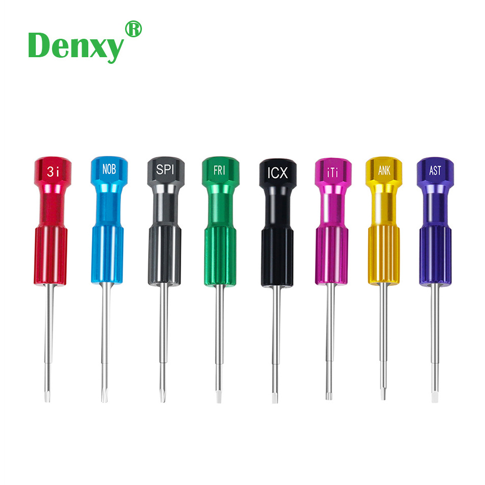 Denxy Dental Implant System Tool  implant screw driver set  Universal Dental Multi Driver For Teeth Syphilis with Nobel Biocare