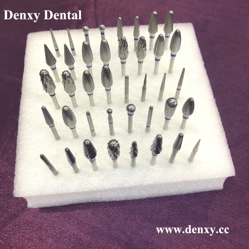 Denxy Dental FG dental burs High Speed Tungsten Carbide Burs Used Dental Instruments