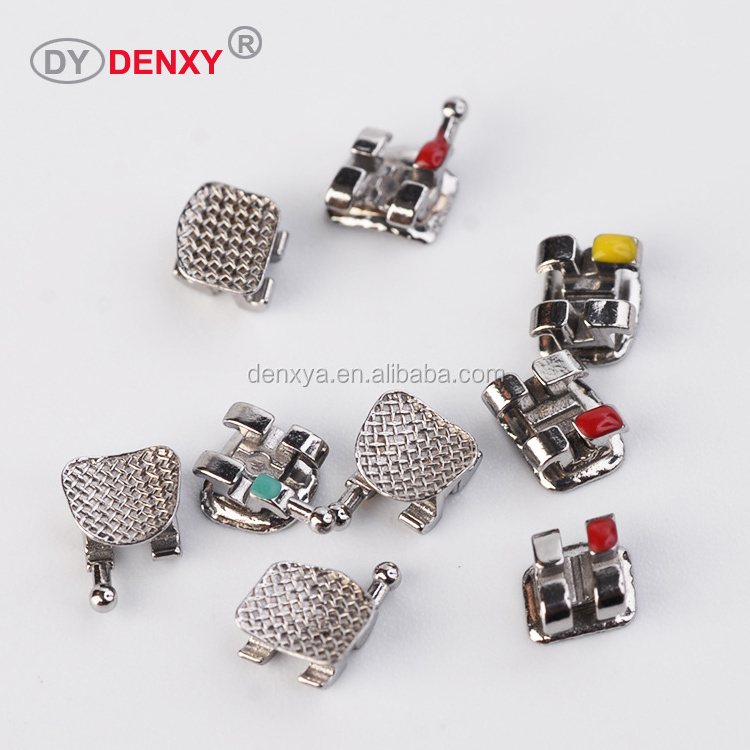 Denxy Dental Orthodontic Brace Kit Metal Brackets MIM Dental Brackets Roth Orthodontic Bracket