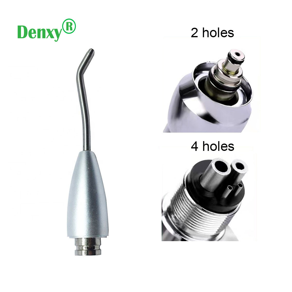 Denxy Dental Sandblasting Teeth Cleaning Machine 2 Hole 4 hole Dental Teeth Polishing Prophy Air Flow Polish Dental Air Prophy