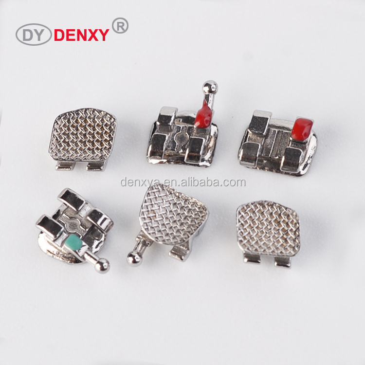 Denxy Dental Orthodontic Brace Kit Metal Brackets MIM Dental Brackets Roth Orthodontic Bracket