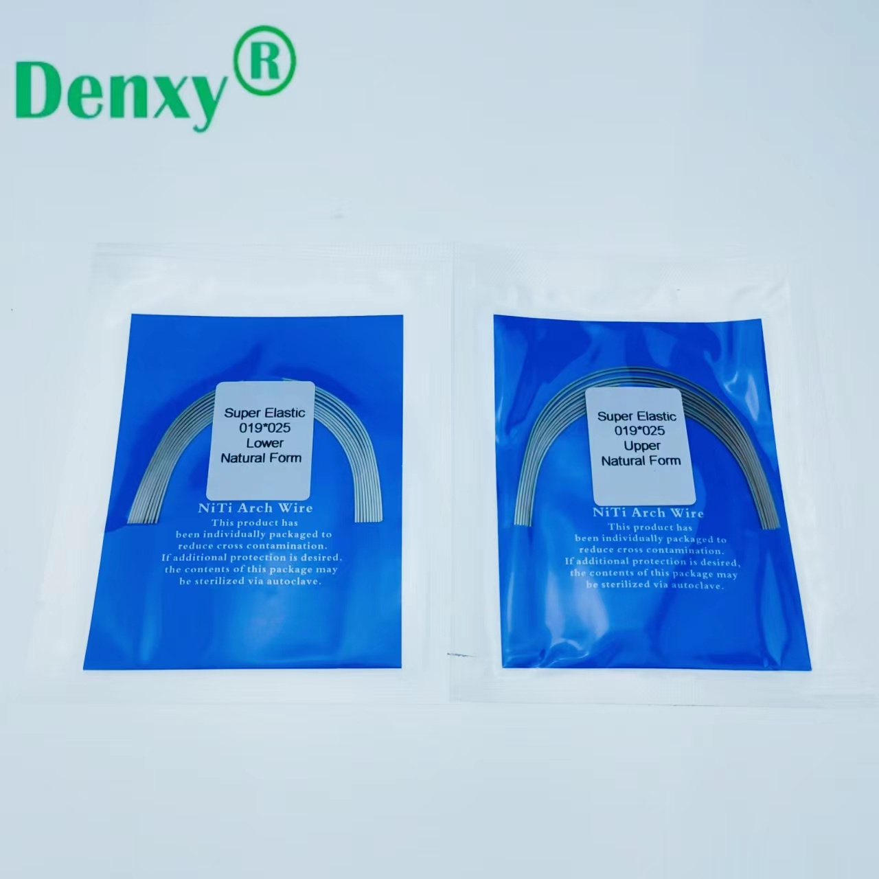 Denxy Dental  A+ Quality Stainless Steel Archwires Rectangular wire Orthodontic wire Ovoid Archwires for Ortho Braces 10pcs/pack