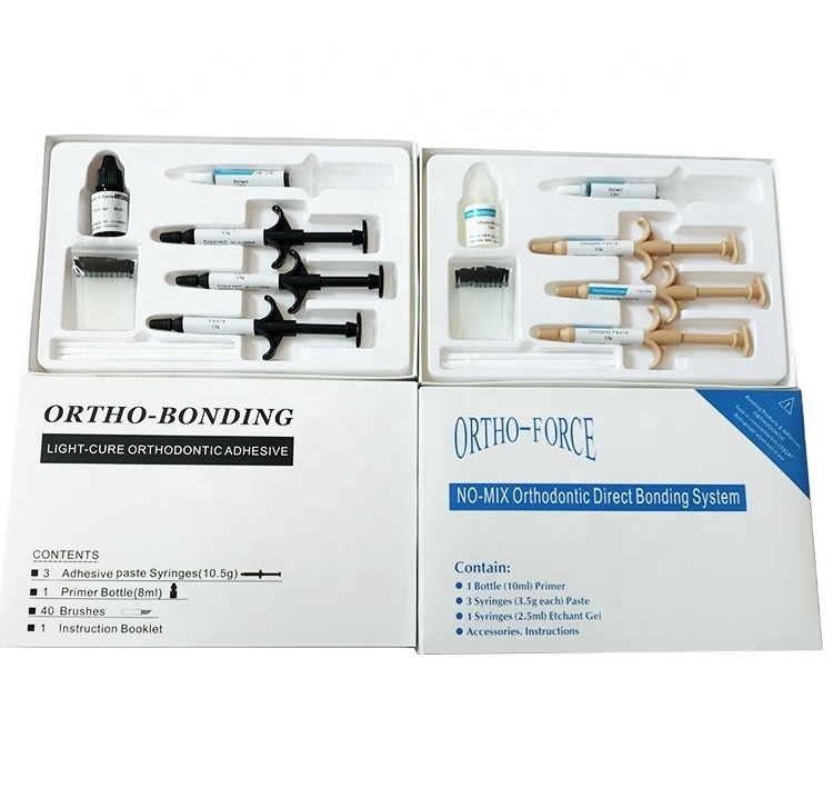 Denxy Dental light cure Composite materials Dental adhesive bonding orthodontic bracket Ortho Bonding need light cure