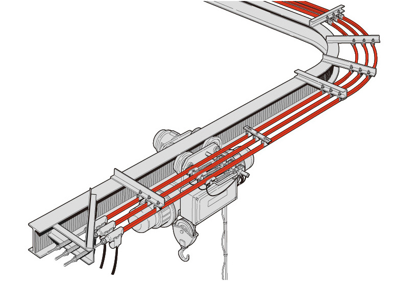 Japanese Tro-Reel Slide Wire Safety Insulated Conductor Rail For Moving Equipment Lines, Conductor Basbar, Conductor Bus Bar