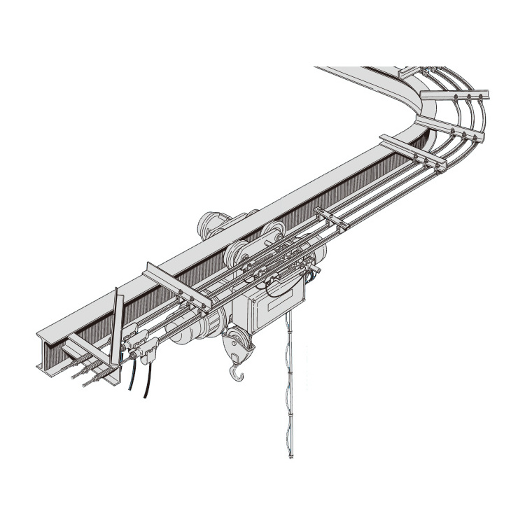 Japanese Tro-Reel Slide Wire Safety Insulated Conductor Rail For Moving Equipment Lines, Conductor Basbar, Conductor Bus Bar