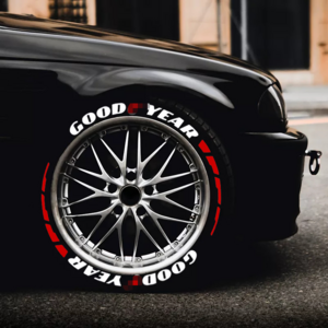 Tire Letter Stickers Car Wheel Sticker Car Tuning Universal 3D Logo Car Styling Wheel Stickers