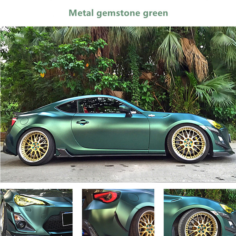 Best Quality Matte Satin Chrome Metallic Car Vinyl Wrap Film Bubble Free For Car Wrapping Foil