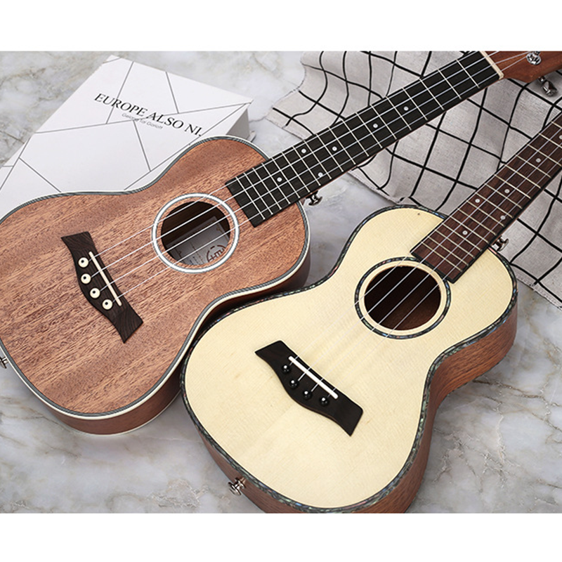 Concert Ukulele 23 Inch Mahogany Wood Tenor Ukulele For Beginners Students Four Strings Hawaiian Guitar